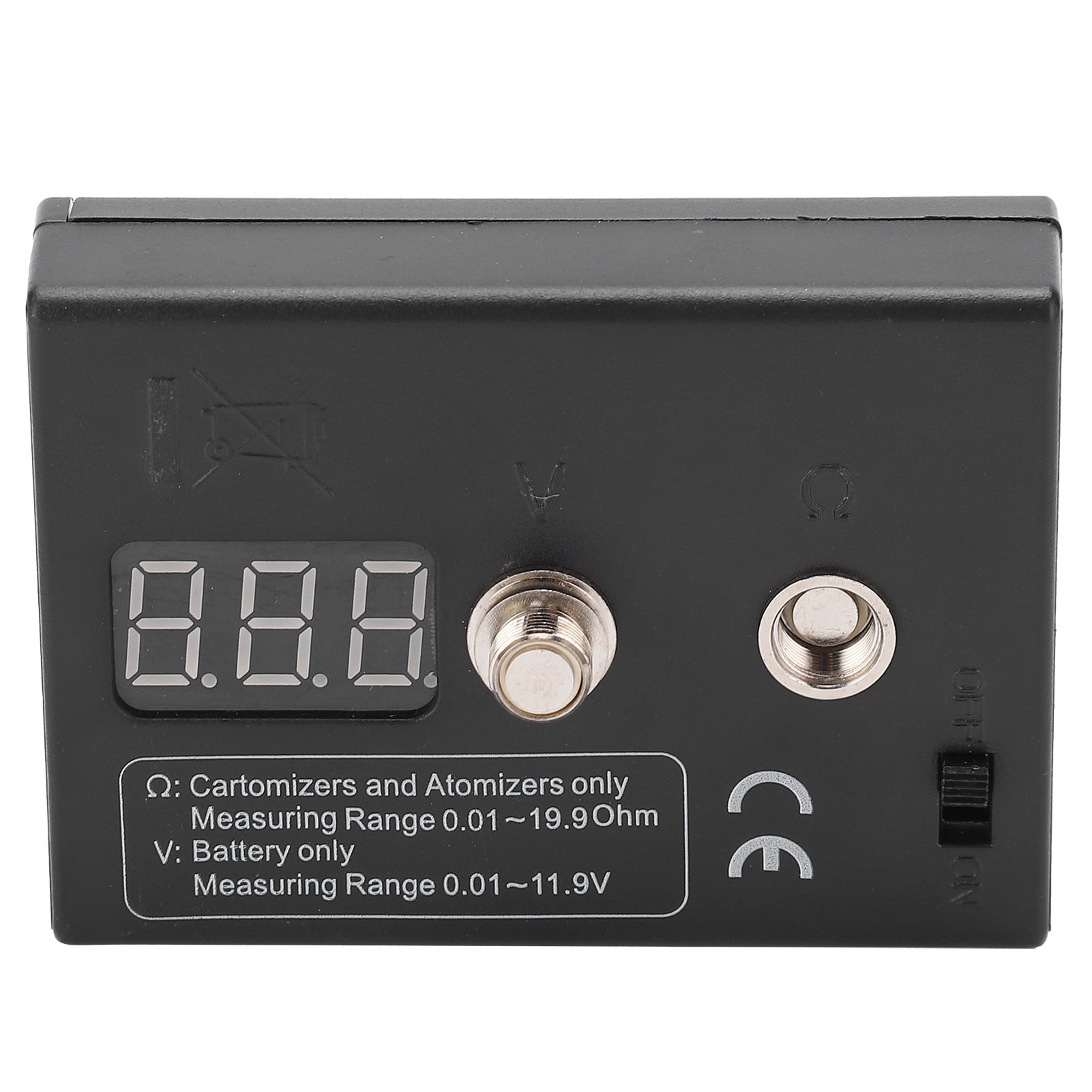 Ohm Meter Reader - 0.01-20Ω Alat Ukur Resistansi OHM Meter