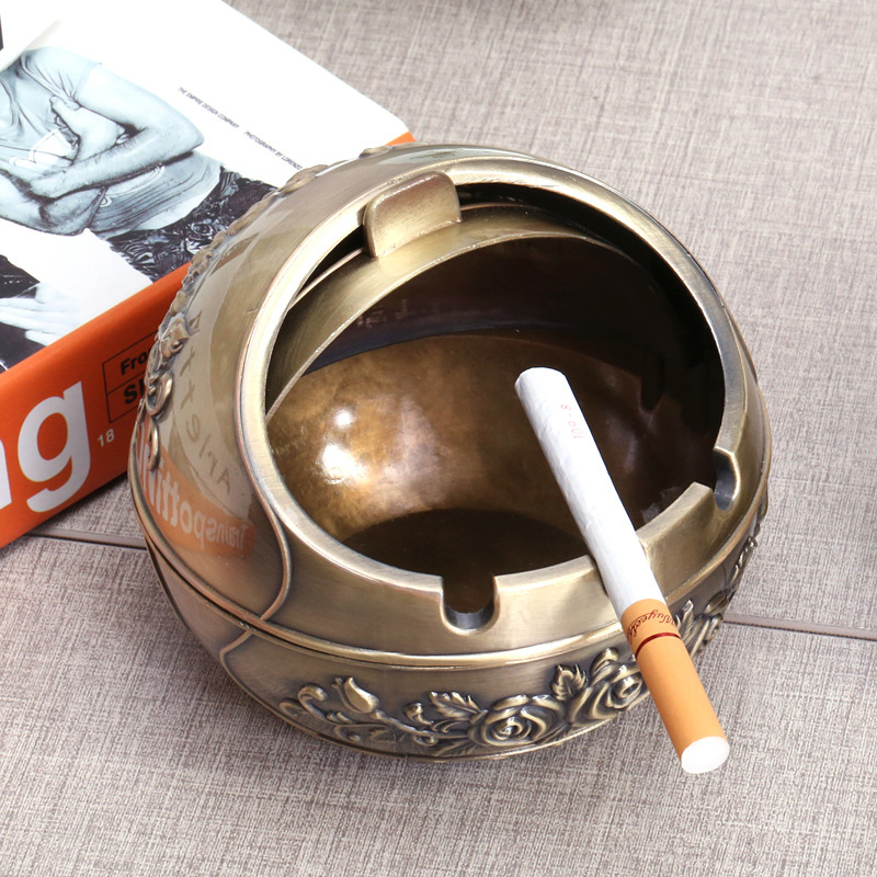 Vape Decoration - Baru【Asbak Logam Tahan Angin dengan Tutup