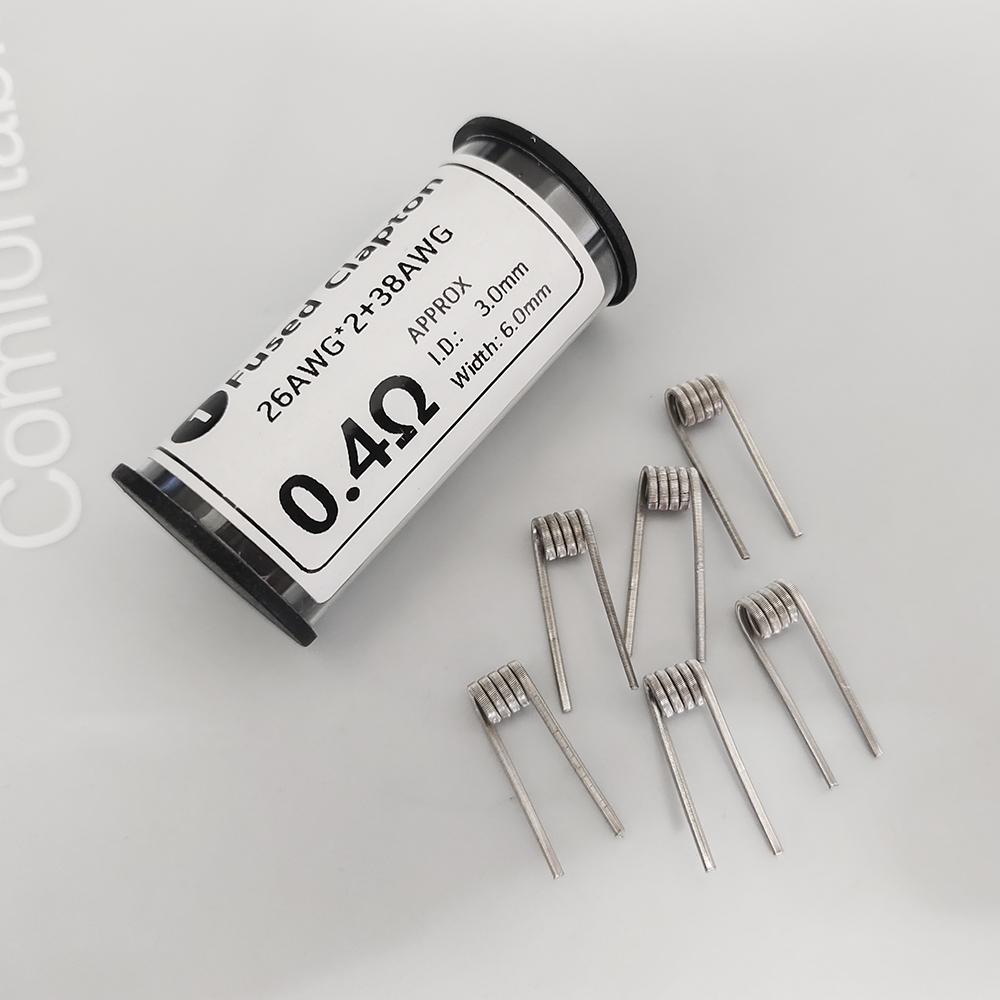 Coil Building Kit - 6 buah aksesori resistansi Ni80 26x2+38AWG