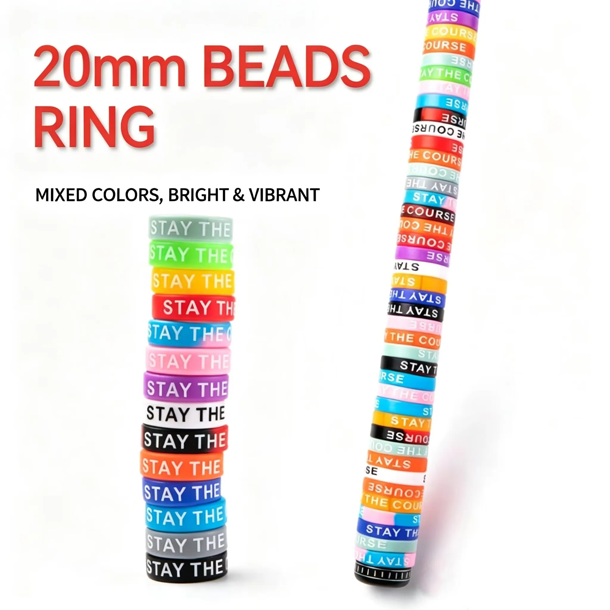 Vape Band Silicone - 13mm/20mm 20PCS Cincin Silikon Pelindung Warna-warni