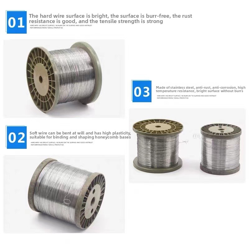 Stainless Wire Ss316 - 100m/lot 0.1mm 0.2mm 0.3mm 0.4mm 0.5mm