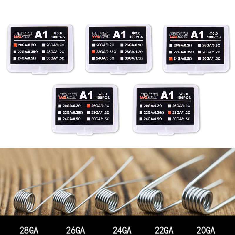 Coil Building Kit - 100Pcs/kotak Kawat Koil A1 Berkualitas Tinggi