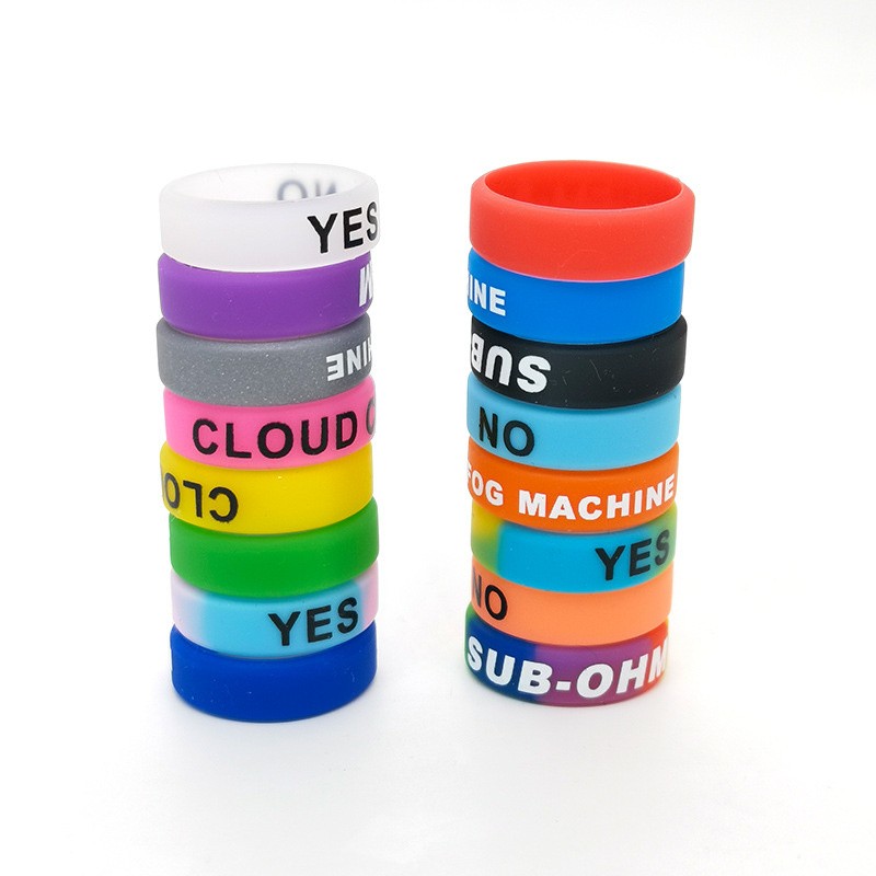 10 Buah/Lot Casing Pelindung P - Vape Band Silicone ulasan dan harga